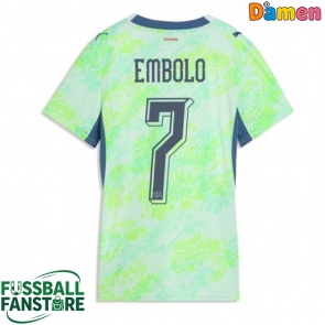 Schweiz Breel Embolo #7 Replik Auswärtstrikot Damen WM 2026 Kurzarm